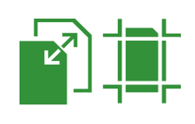 Crop or resize output images